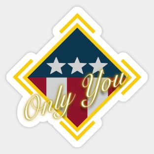 Only You Map Marker Sticker